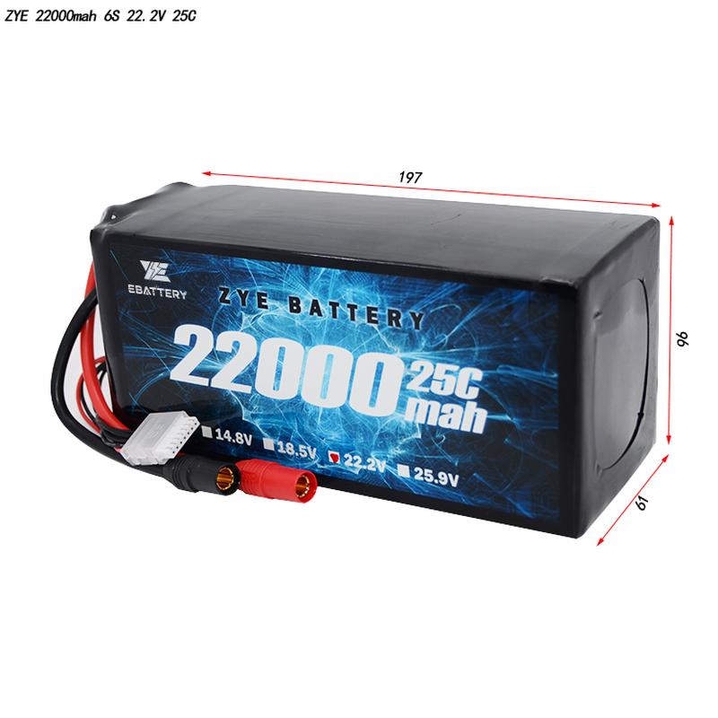 22000mah 14s லிப்போ பேட்டரி