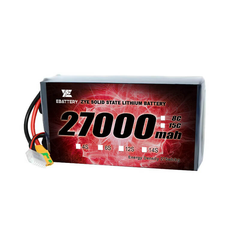 லி உயர் ஆற்றல் அடர்த்தி எச்.வி திட நிலை 27000 எம்ஏஎச் பேட்டரி